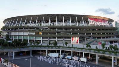 Exerior del Estadio Nacional de Tokio. Foto EFE.