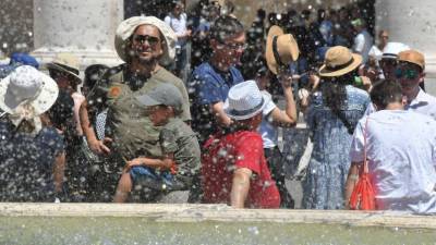 Francia, Italia y España fueron los países más afectados por la ola de calor./AFP.