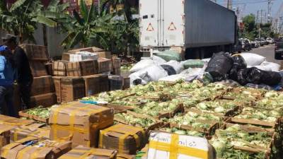 Las marcancías no fueron declaradas en la aduana.
