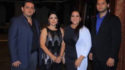 Aldrin Paz, Gioovanna Lara, Melissa Dubón y Roberto Pedroza