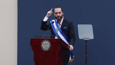 En la imagen, el presidente de El Salvador, Nayib Bukele. EFE/Rodrigo Sura/Archivo