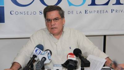 José Aguerri, presidente del Consejo Superior de la Empresa Privada (Cosep)