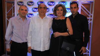 Fuad, Farid, Nancy y Farid Handal.
