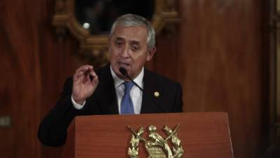 Otto Pérez Molina renunció a la presidencia de Guatemala el 3 de septiembre de 2015.