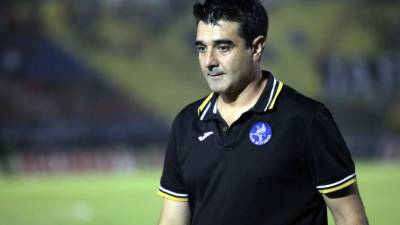 Diego Vázquez, entrenador del Motagua.