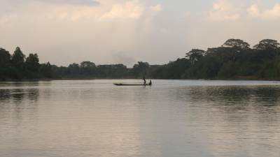 El río Patuca, en Olancho.