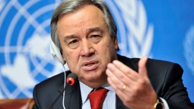 Antonio Guterres, Secretario General de la ONU.