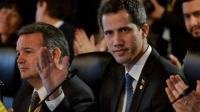Guaidó viajó a Colombia para reunirse con los presidentes del Grupo de Lima pese a una prohibición judicial que le impedía salir del país./AFP.