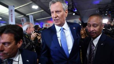 Di Blasio no consiguió despegar en los sondeos.