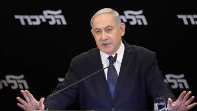 El primer ministro en funciones de Israel, Benjamín Netanyahu.