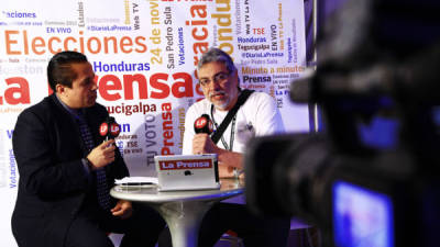 El periodista de Diario La Prensa Dagoberto Rodríguez entrevista en exclusiva Fernando Lugo, expresidente de Paraguay, sobre las elecciones en Honduras.