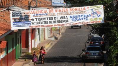 La localidad de Intipuca en El Salvador es una de las más beneficiadas en ese país por el envío de remesas desde Estados Unidos.