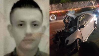 Un taxista VIP murió en horas de la noche del miércoles en un accidente en el bulevar de sur de San Pedro Sula.