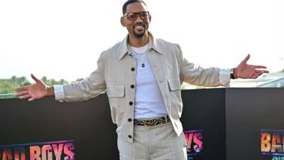 El actor Will Smith promociona su filme Bad Boys: Ride or Die en Dubai.