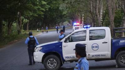 Dos de los muertos los encontraron en bolsas el martes en la tarde en el desvío a la colonia El Carmen.