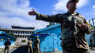 “El militar estadounidense cruzó “por voluntad propia” la línea fronteriza que divide las dos Coreas, según el Pentágono.