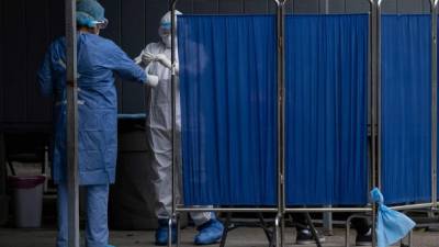 Los médicos mexicanos exigen equipo de protección al Gobierno de Obrador para atender la crisis sanitaria./AFP.