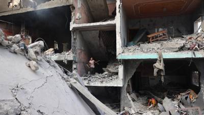 Los destrozos en Gaza tras la operación militar israelí que dejó al menos 260 muertos, según Hamás.