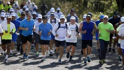 El presidente Juan Orlando Hernández promueve las actividades físicas.