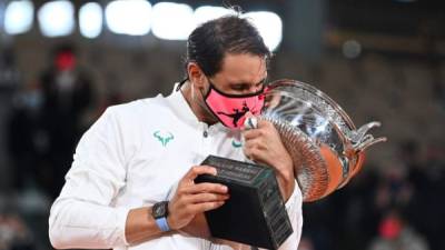 Rafael Nadal consiguió su Grand Slam número 20. Foto AFP.