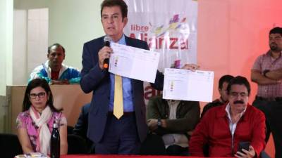 El candidato de la Alianza de Oposición, Salvador Nasralla.