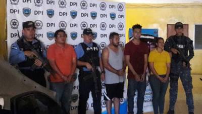 Los cuatro individuos pertencen a la estructura criminal denominada 'banda del maestro'.