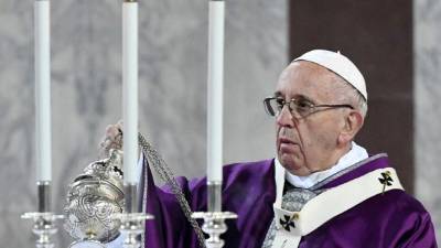El Papa exhortó a la Iglesia a reflexionar durante la Cuaresma.