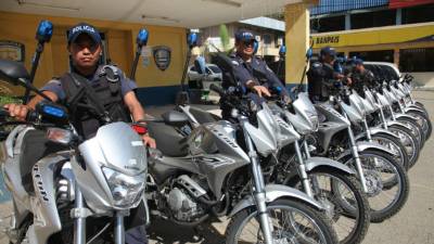 Las nuevas motocicletas serán distribuidas en Villanueva, Chamelecón y Cofradía.