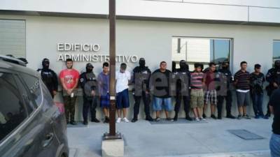 Ocho personas detenidas por las autoridades hondureñas.