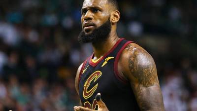 El basquetbolista estadounidense Lebron James.