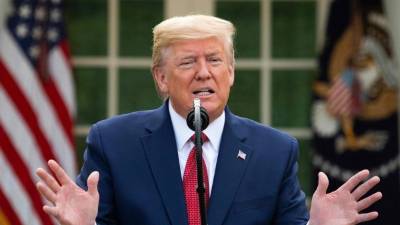 Trump también presumió que sus conferencias de prensa sobre la crisis del coronavirus tienen más audiencia que los reality shows en EEUU./AFP.