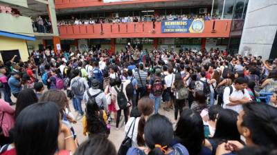 Los estudiantes ya han tenido dos megamovilizaciones.