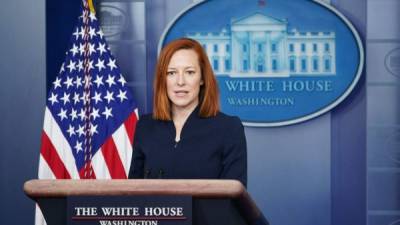 La portavoz de la Casa Blanca, Jen Psaki, informó que los ciudadanos recibirán a partir de este fin de semana sus 1,400 dólares incluidos en el paquete de estímulo./AFP.