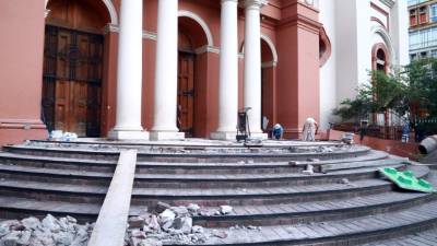 Ya se está trabajando en la entrada principal. Una de ellas será declarada santa.