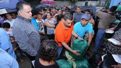 El alcalde sampedrano Armando Calidonio.