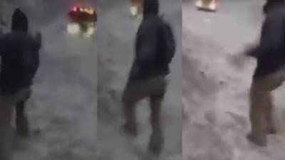 Imagen del video que circula en redes sociales.