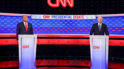 Trump afirma que “noqueó” a Biden en el debate presidencial realizado en junio pasado.