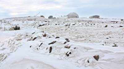 La mina de Meadowbank tiene sólo ocho semanas para recibir provisiones antes de que la Bahía de Hudson se congele.