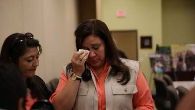 La primera Dama de Honduras, Ana García de Hernández.