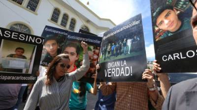 Los familiares de Carlos Collier piden que la muerte no quede impune.