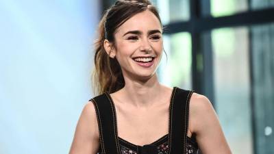 La actriz Lily Collins.