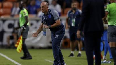 Honduras de la mano de Fabián Coito ya está en cuartos de final de la Copa Oro 2021. Foto AFP.
