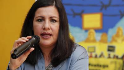 La directora para las Américas de Amnistía Internacional (AI), Erika Guevara Rosas. EFE/José Méndez