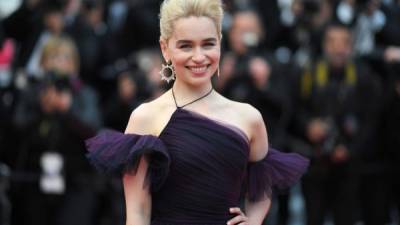 Emilia Clarke en la presentación de la cinta 'Solo: A Star Wars Story' en el Festival de Cannes. Foto: AFP.