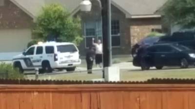 Media photographers report on the people attending a midterm election night party hosted by the Democratic Congressional Campaign Committee November 6, 2018 in Washington, DC. (Photo by Brendan Smialowski / AFP) (Photo credit should read BRENDAN SMIALOWSKI/AFP/Getty Images)