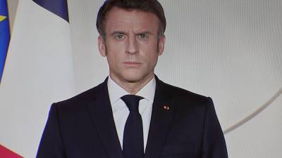 Presidente de Francia, Emanuel Macron.