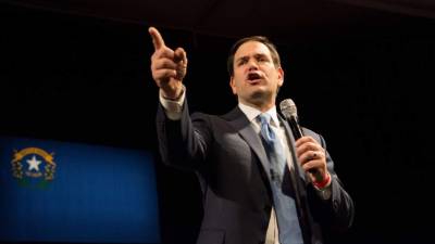 Marco Rubio trata de acortar la distancia que le marcan sus rivales Donald Trump y Ted Cruz.