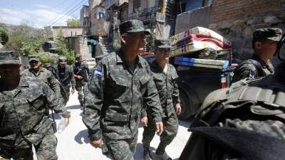 Militares llegaron a la colonia capitalina.