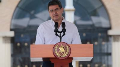 Juan Orlando Hernández, presidente de Honduras, en una fotografía de archivo.
