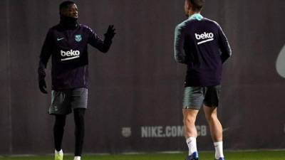 Dembelé ha estado llegando tarde a los entrenamientos del Barça.